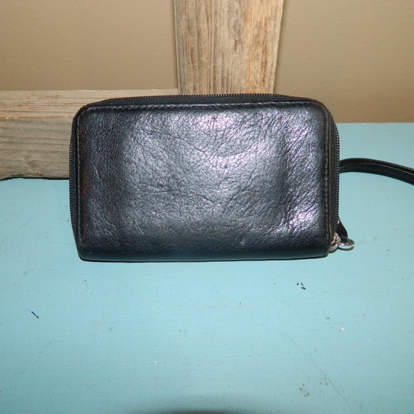 Coach Leather Zip Around Wristlet - Picture 2 of 3